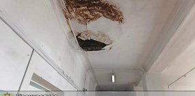 Потолок в больнице. Источник: Прокуратура Оренбургской области 