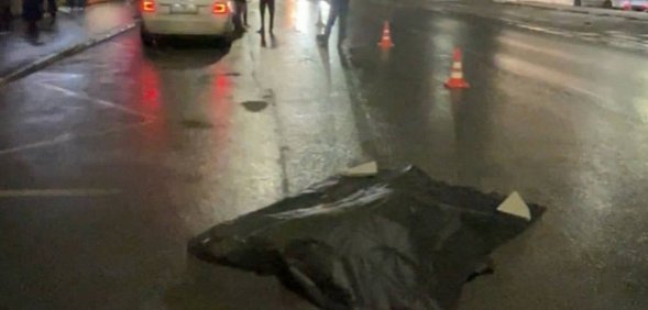 На месте ДТП 