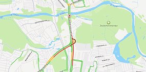 Улица Донгузская в Оренбурге вновь встала в пробке