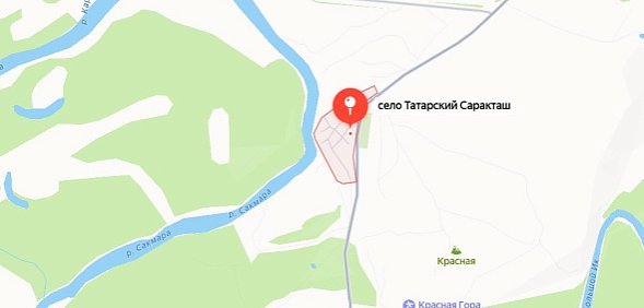 Село Татарский Саракташ на Яндекс.картах 