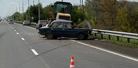 На месте аварии. Фото: УМВД России по Оренбургской области