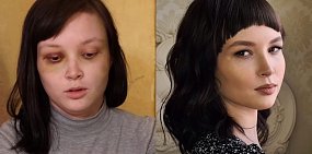 Диана до преображения и после 