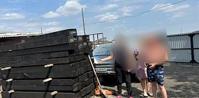 Трамвайные шпалы. Источник: Полиция Оренбуржья 