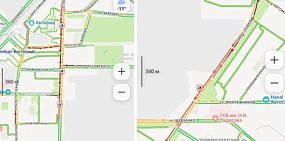 Пробка на улице Терешковой в Оренбурге стала глобальнее из-за трех ДТП 