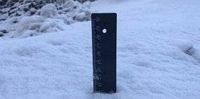 Высота снежного покрова в Оренбурге — 45 см