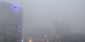 Туман в Оренбурге, 24.11.2025