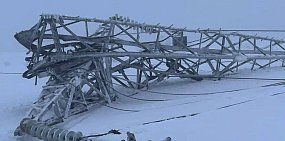 Упавшая ЛЭП в Мурманской области, фото: Губернатор Андрей Чибис