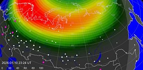 Магнитная буря. Источник: Лаборатории солнечной астрономии ИКИ и ИСЭФ РАН