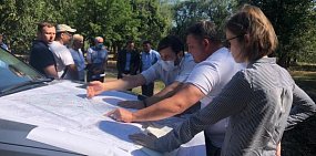 Совещание по благоустройству парка в Оренбурге 