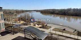 В Оренбурге и Орске Урал вырос немного, в Илеке прибавил сразу 30 см