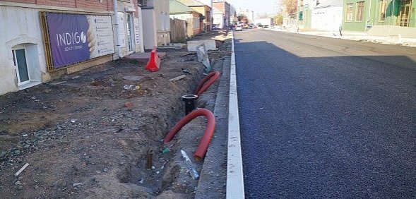 Улица Комсомольская в Оренбурге, 01.11.2020