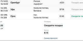 Информация о рейсе