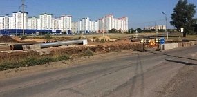 В Оренбурге началось строительство дороги на улице Рокоссовского. Работы обойдутся бюджету в 168 млн рублей