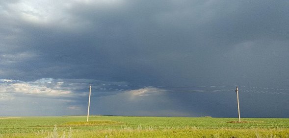 На этой неделе в Оренбургскую область придет малоподвижный атмосферный фронт с кучево-дождевой облачностью
