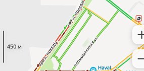 Оренбург встал в обеденных пробках: ситуация на дорогах