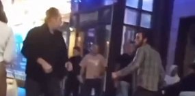 Момент нападения. Источник: Стоп-кадр из видео ТГ-канала «Русская община»