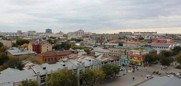 Вид на Оренбург, фото из архива 