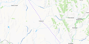 Дорога Куруил-Чеботарево, фото: Яндекс.Карты