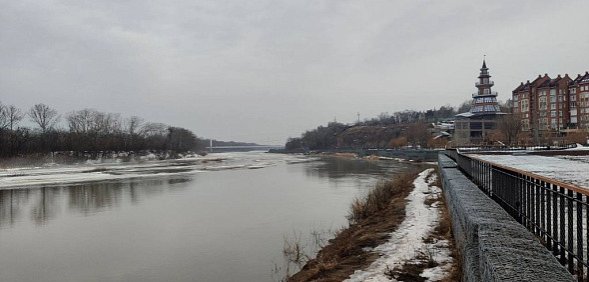 Урал в Оренбурге и Илеке за сутки поднялся на полметра