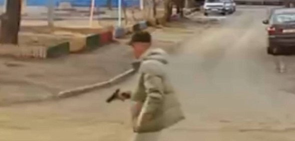 Неизвестный, попавший на камеру