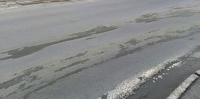 Проспект Мира, по которому завтра пройдет Парад Победы, весь в пыли