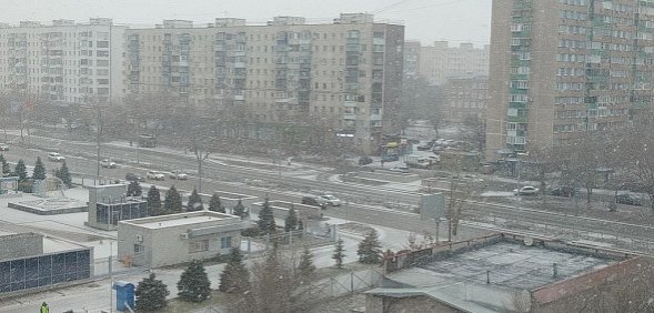 Снег в Оренбурге. Фото из архива 