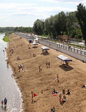 В каком состоянии официальные пляжи в Оренбурге? ☀