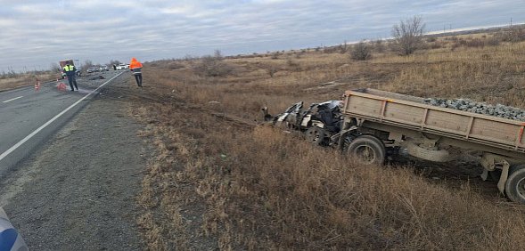На месте ДТП. Источник: УМВД России по Оренбургской области