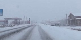 Метель на трассе 19 ноября
