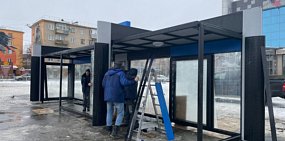 Работы по установке павильона в Орске. Источник: Мэрия города