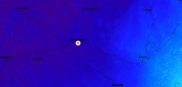 Сегодня утром разница температур в западных и восточных районах Оренбургской области превысила 20 градусов
