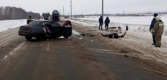 На месте ДТП. Источник: УМВД России по Оренбургской области