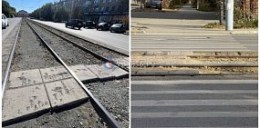 Плитка между трамвайными путями в центре Орска все-таки появится в этом году. Укладывать ее будут зимой