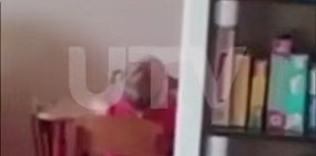 Момент с избиением ребенка. Стоп-кадр видео UTV