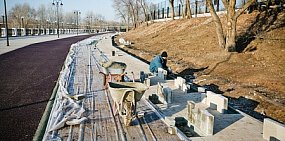 Денис Паслер поручил ускорить работы по набережной в Оренбурге