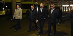 Денис Паслер и Дмитрий Кулагин обсудили настоящее и будущее МКП «Оренбургские пассажирские перевозки»