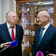 Владимир Жириновский и Юрий Берг, фото: РИА56