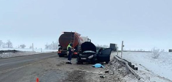 На месте ДТП. Источник: Полиция Оренбуржья