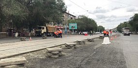 На востоке Оренбургской области полным ходом идет ремонт дорог