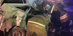 ДТП на трассе М-5 ; фото: МЧС Оренбургской области