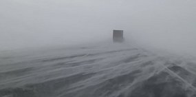 Обсатновка на трассе Оренбург-Орск в районе Сары. Фото от подписчиков 