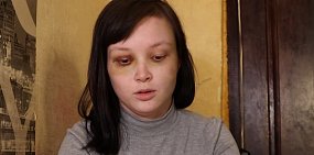 Жертва домашнего насилия Диана. Скриншот из видео