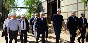 На заводе металлоконструкций
