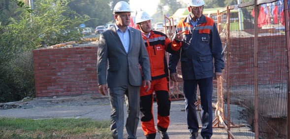 «Большое дело для нашего города». Руководство Оренбургского филиала «Т Плюс» показало Сергею Салмину подготовку к отопительному сезону 