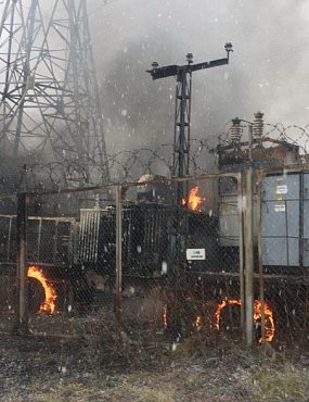 Из-за пожара на электроподстанции Оренбурга в городе встали водозаборы и очистные сооружения