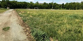 Нового футбольного поля в парке Строителей в этом году не будет? Нет денег