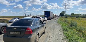 Обстановка на границе России и Казахстана со стороны Орска: фоторепортаж Урал56.Ру