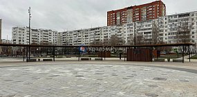 Новый фонтан в парке на Чкалова в Оренбурге упаковали на зиму