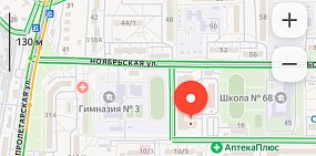Адрес происшествия на Яндекс.Карты
