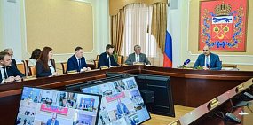 На заседании регионального правительства. Источник: ТГ-канал Дениса Паслера